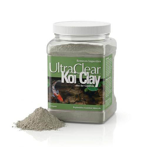Koi Clay Supplement (4lbs) | Calcium & Trace Minerals for Koi Fish Health, Color & Scale Development...