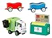 Produktbild Little Tikes Let's Go Cozy Coupe Müllwagen Spielset mit Schiebe- und Spielfahrzeug für Boden- oder Tischautospaß - für Kleinkinder, Jungen, Mädchen ab 3 Jahren