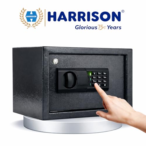 Image of Harrison Digital Safe Locker DigiSafe 16 Litres Z-113 for Home & Office with Digital keypad (Dark Grey) | Locker for home, Safe for home