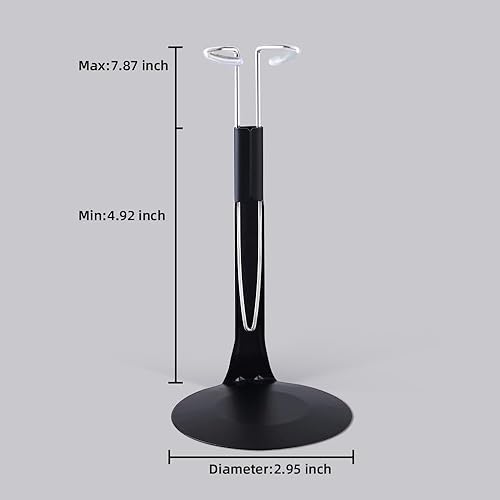 Miniatura 10 de UCanaan 10 soportes para muñecas, soportes para figuras de acción con alambre de cintura expandible para muñecas de 8 a 14 pulgadas, adecuado para
