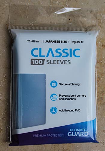 1000 Soft Sleeves für Yu-Gi-Oh Karten und andere Karten in japanischer Größe (62 x 89 mm) Cover