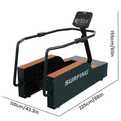 Image of Commercial-Grade Gym Surfing Machine - Low-Impact High-Intensity Cardio Trainer, Sturdy Steel Frame for 24 /7 Gym Use, Adjustable Resistance for All Fitness Levels