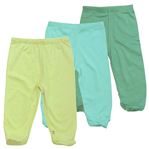 Image of Babysoy Baby Essential 3-Piece Footie Pants Set