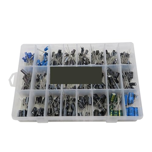 Condensateurs électrolytiques 24 valeurs pour vos projets de bricolage et réparations à la maison