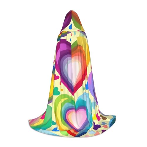 Cape Renaissance arc-en-ciel pour briller en festival et cosplay d'Halloween