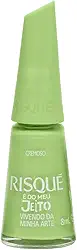 Risqué Esmalte Verde Vivendo Da Minha Arte Cremoso 8Ml
