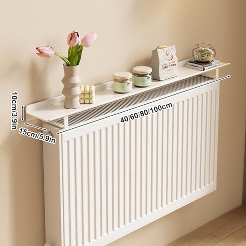Cache radiateur sans percer en alliage d'aluminium pour murs intacts - 3