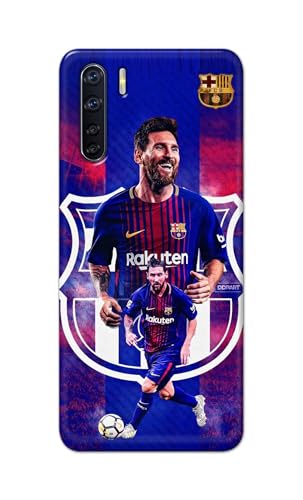 Image of Printed Hard Back Cover Case for Oppo F15 | Oppo F15s | Oppo A91 | Oppo Reno 3 4G Back Cover (Famous Football Player) -1111