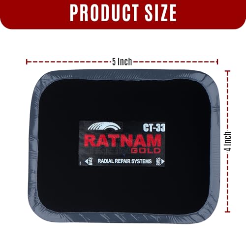 Image of Radial Tyre Repair Patch No. 33 - Box of 10 Pcs | Heavy-Duty Self-Vulcanizing Patches for Radial Tyres | Long-Lasting Puncture Repair for Cars, Trucks, Buses & Commercial Vehicles