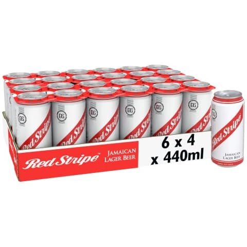 Red Stripe Lager Beer 4x440ml Pack Cover