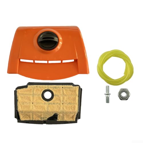 Couvercle de filtre à air et ensemble d'éléments pour tronçonneuse MS193T MS193TC MS194T - Orange - Remplacement 1137-140-1903 avec vis de tuyau en...