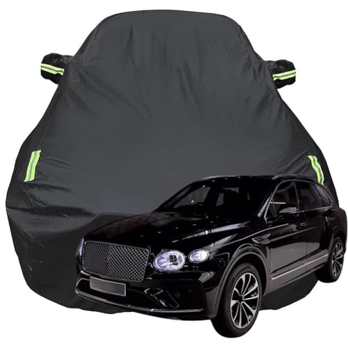 Funda para Coche para Bentley bentayga V8 Bentley 2023 2024 2025 2026, Anti Nieve Rasguño UV Oxford Tarpa de Coche, Todo Clima Impermeable Automóviles Cubierta,Black