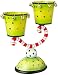 Appletree Design Two Cups Candle Holder, 8-1/4-Inch Tall, Candles Not Included