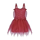 SHU-SHI Fairy Costume Princess Dress Up Sparkly Girls Kids Toddlers With Wings
