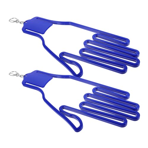INOOMP 2pcs Golf Gloves Holder Rack Portable Glove Bracket for Easy Storage Drying Material Eye-catching Color for Golf Accessories and Bag Organization