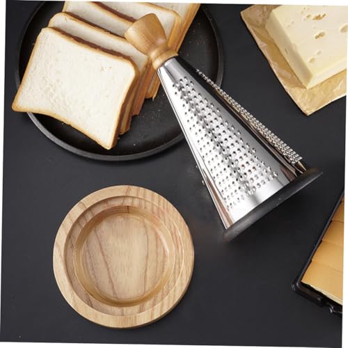 Rallador manual para queso con mango de madera miniatura 5