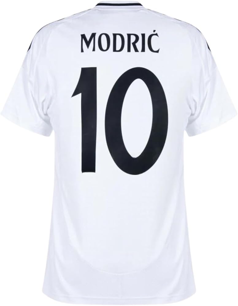 Amazon.com: RM #10 Modric Home White Soccer Jersey for Men Fan
