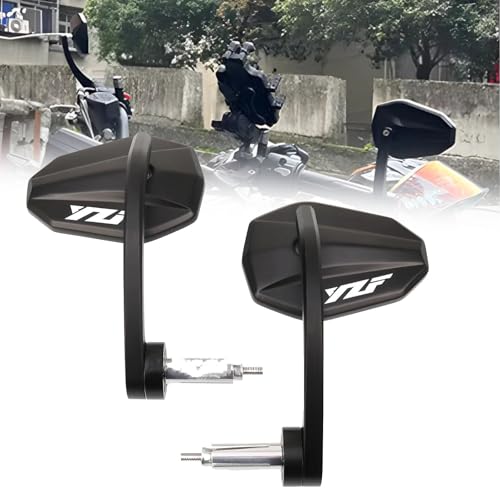 Retrovisores universales para Yamaha YZF R6 R1 R3 con cristal antirreflejos en manillar
