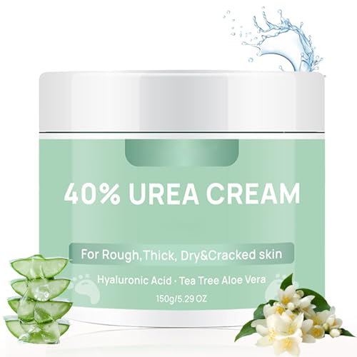 Urea Creme 40 Prozent, Hornhautentferner Creme für Füße & Hände, Intensive Schrundensalbe Fußcreme Gegen Hornhaut, Fusscreme Sehr Trockene Füsse, Hornhautcreme Füße mit Feuchtigkeit & Pflege