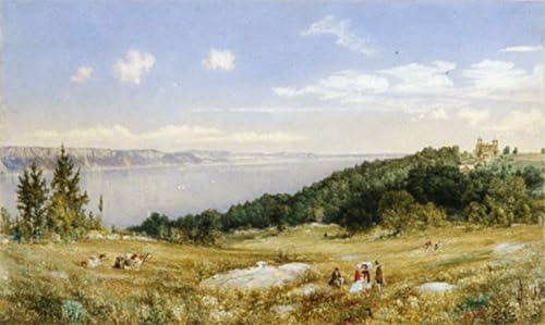 Peinture sur toile décoration chambre à coucher style nordique paysage 60x90