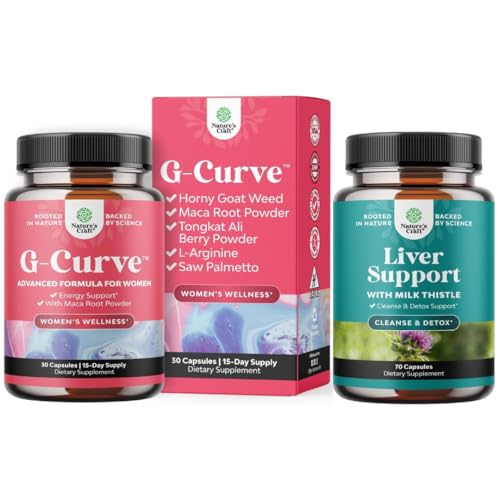 Bundle of G Curve Horny Goat Weed for Women - Invigorating Feminine Blend with Maca Root & Tribulus...