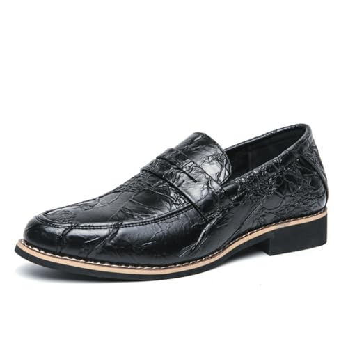 Men's Textured Loafers, Fashionable Formal - Casual Shoes - Fashionable for Dinners, Business Gatherings & Daily Commutes