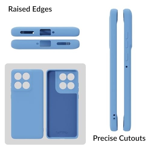 Image of SPRIG Compatible with Motorola Edge 60 Fusion 5G Phone TPEE Cover Premium Back Cover Drop Tested Shock Proof Mobile Case for Men, Women, Boys and Girls with Camera Protection (Sky Blue)