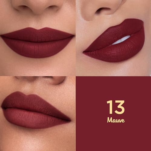 Image of Glam21 Lip Seduction Non- Transfer Crayon Lipstick up to 12 Hours Stay | Lightweight & Longlasting|Creamy Matte | Smudge Proof - 3.6gm|Mauve|13