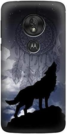 R3011 Dream Catcher Wolf Howling Case Cover for Motorola Moto G7 Play