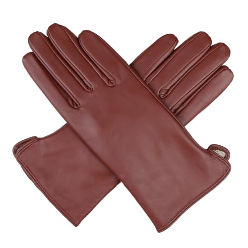 MGGMOKAY Women Leather Touch Screen Gloves