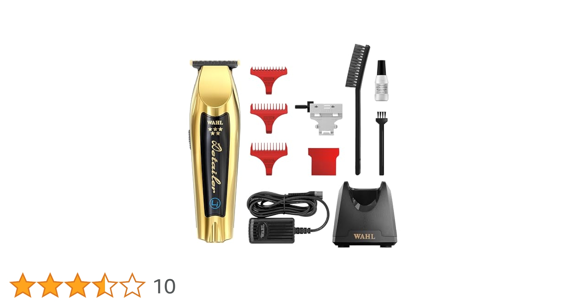 WAHL Detailer ゴールド バリカン 充電スタンド付き 理美容師様のみ販売】【限定品】5 star ゴールド コードレスディ