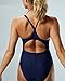 TYR Women's TYReco Solid Diamondback Swimsuit, Navy, 34