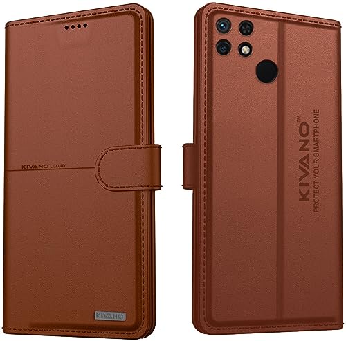 Image of Compatible with Xiaomi Redmi 10 Flip Cover | Leather Finish | Inside Pockets & Inbuilt Stand | Shockproof Wallet Style Magnetic Closure Back Cover Case