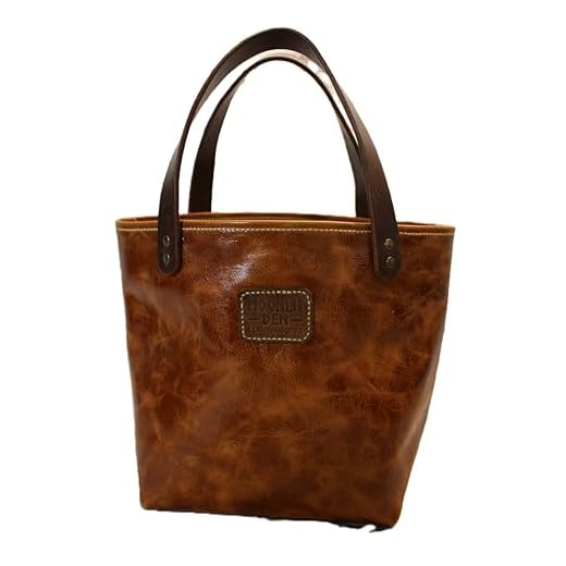 Handmade Tan Leather Tote Bag