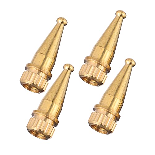 Mipcase 4pcs Copper Speaker Spikes for Shockproof Isolation Lightweight Sound Stand Feet for Amplifiers Turntables and Quality Material