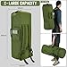 MOZETO 110L Extra Large Sea Bag, Military Duffle Bag with Backpack Straps Heavy Duty Army Duffle Bag for Camp, College Dorm or Laundry Bag