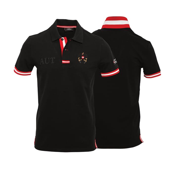 NEU! Österreich Adler Kult Poloshirt Herren - Atmungsaktiver Stoff, Perfekte Passform, Pflegeleicht und Langlebig, Tolles Geschenk