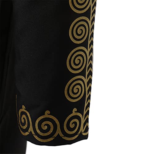 Robe africaine confortable à col mandarine style dashiki - 7