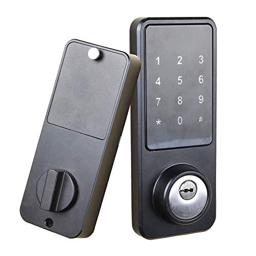 Smart Door Lock with Keypad, Keyless Entry Home with Your Smartphone, Bluetooth Digital Smart Deadbolt Door Lock Work with APP Control, Code and eKey, Auto Lock for Home Hotel Apartment
