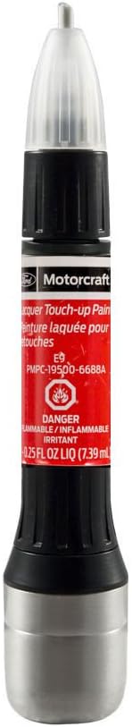 Genuine Ford Motorcraft Touch Up Paint Bottle Laser Red E9 & Clear Coat
