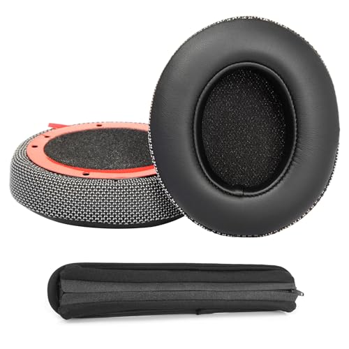 Premium Protein Leather Earpads y almohadilla para diadema reemplazo para Beats Studio 2 y Studio 3 (B0500 B0501) auriculares con cable e inalámbricos miniatura 1