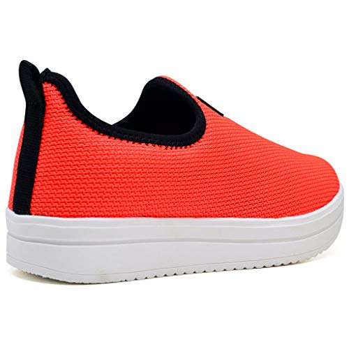 Tênis Meia Flatform Polo Blu Laranja 38