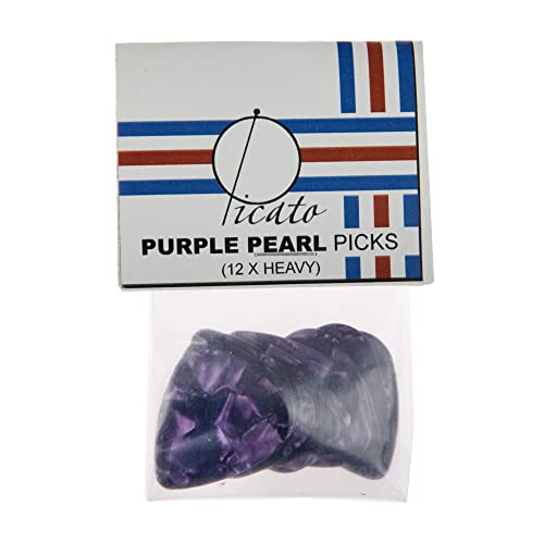 Picato Pearl Lot de 12 médiators épais Violet - Les Beatles, Paul McCartney, John Lennon, RIngo Starr, George Harrison Picato Pearl Lot de 12 médiators épais Violet – Image 3