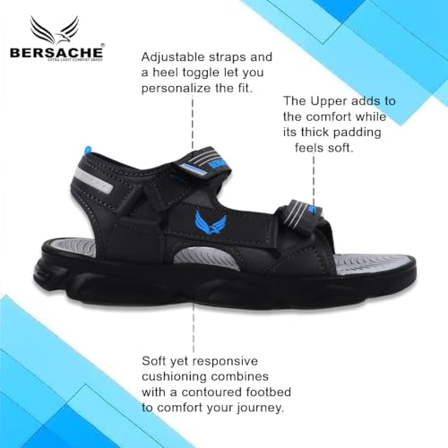 Image of BERSACHE Extra Soft Classic Sandal with Ultra Soft & Flexibility Sandals for Men's