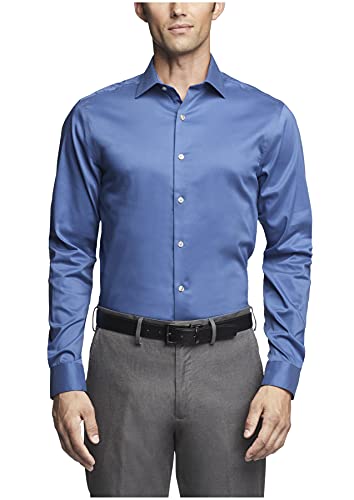 Image of Van Heusen Men's Dress Shirt Slim Fit Ultra Wrinkle Free Flex Collar Stretch