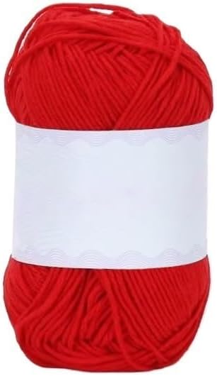 5 Rolls 4-Ply Crochet Thread 60% Cotton 40% Acrylic Blend 40g 128m Crafting Supplies(07)