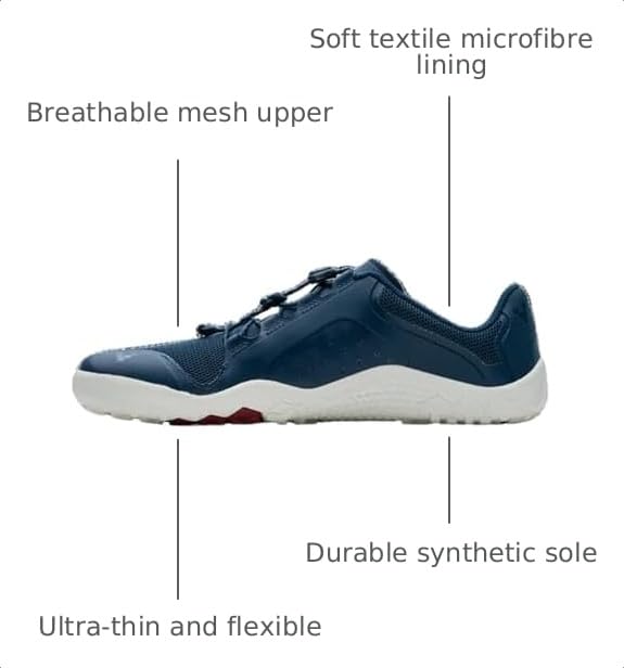 Image of Vivobarefoot Primus Trail II FG Mens Barefoot Off-Road Shoes | Lighweight for Speedy Hikers | Water & Puncture Resistant for All Weather & Terrains | Wide Toe Box