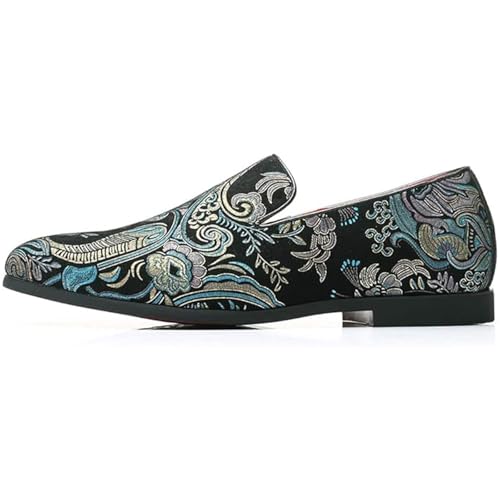 Men's Slip-On Smoking Loafers Casual Business Formal Walking Roomy Lightweight Shoes2