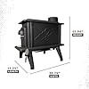 Cleveland Iron Works Single Burn Rate Erie Wood Stove #2