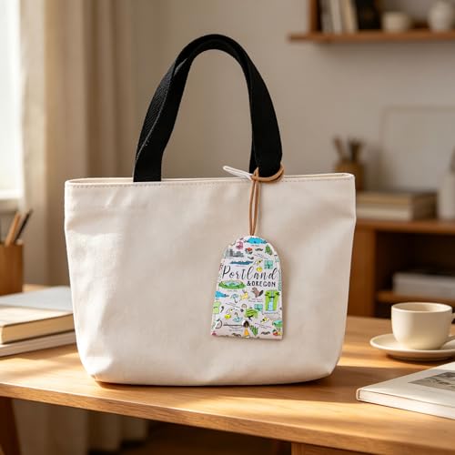 Image of MNIGIU Portland Tote Bag - Travel Gift, Oregon State Gifts, Portland Souvenir
